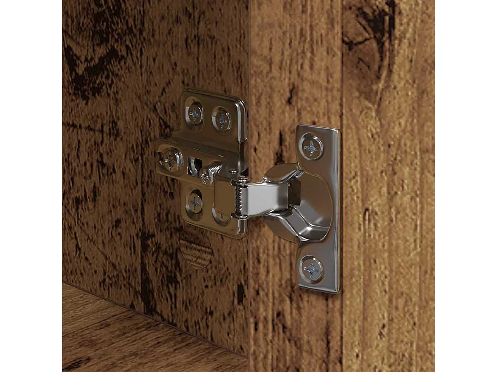 Cabinet de chevet Vieux bois Bois d'ingénierie