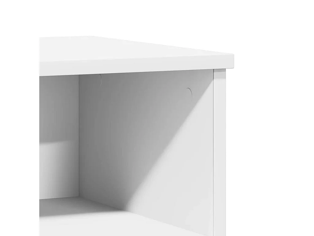 Table de chevet Blanc 40x35x50 cm Bois d’ingénierie