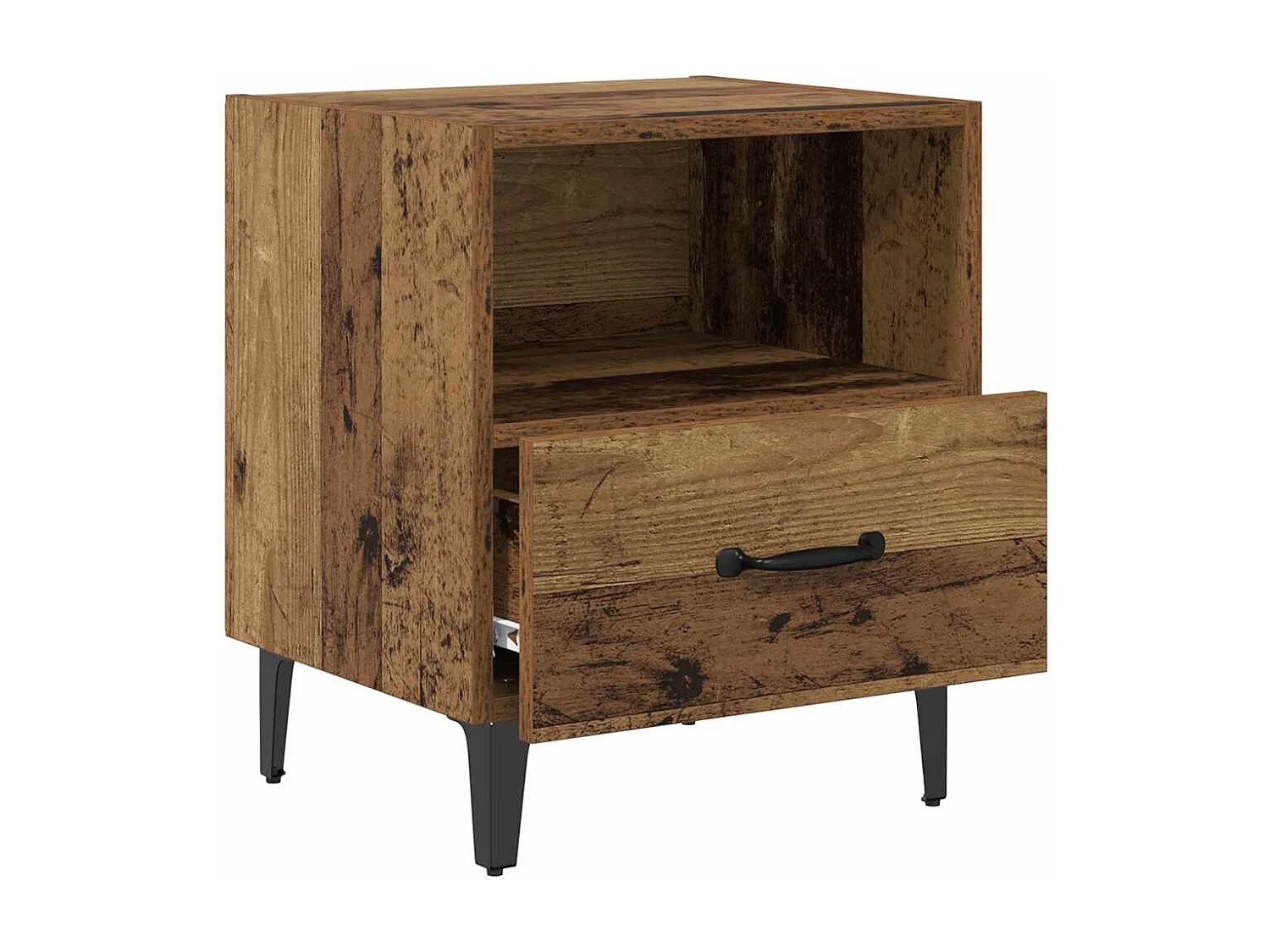 Comodino con cassetto Legno antico 40 x 35 x 47,5 cm