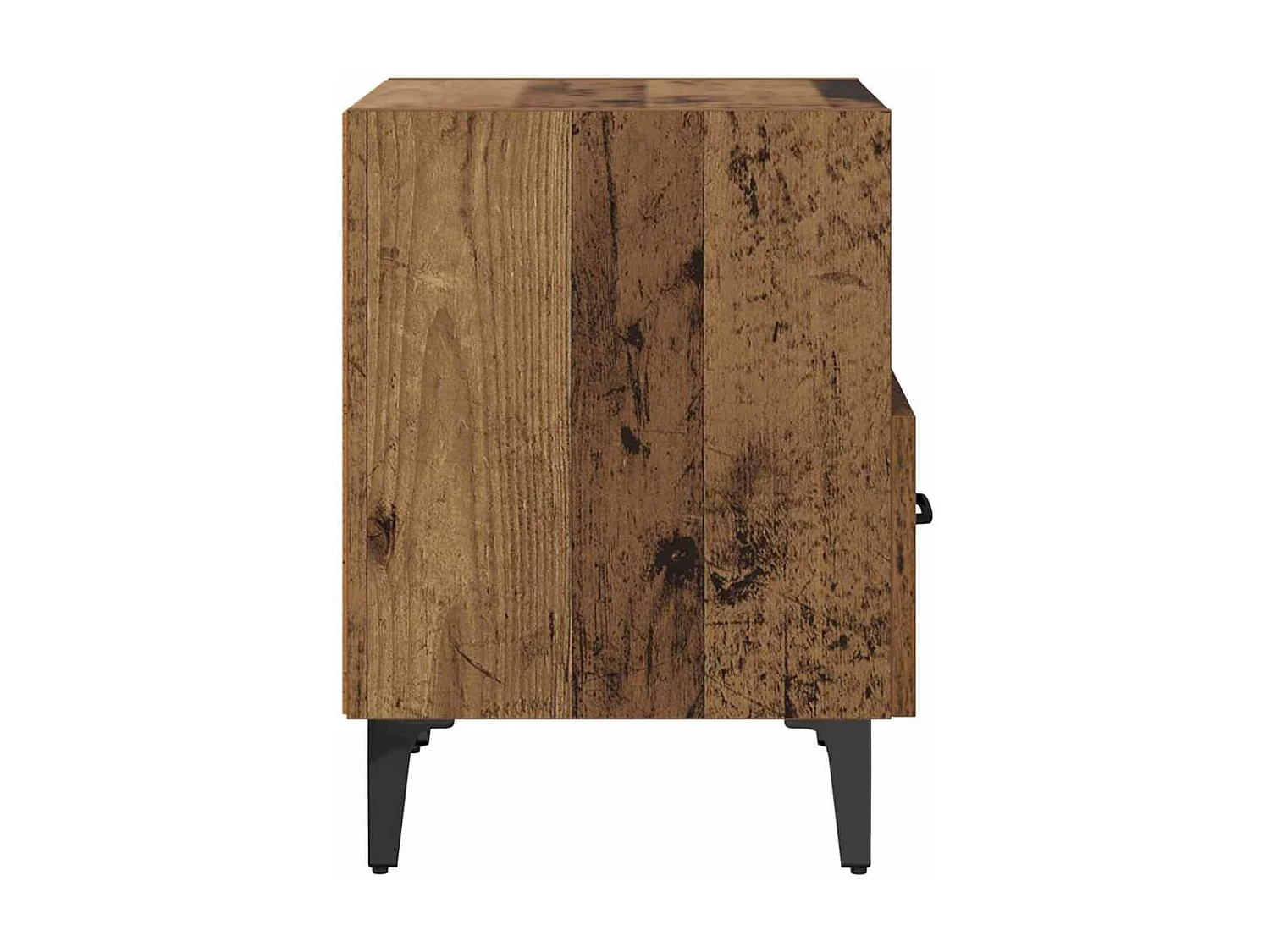 Cabinet de chevet avec tiroir Bois ancien 40 x 35 x 47.5 cm