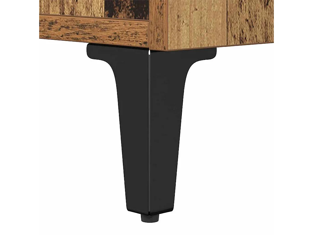 Cabinet de chevet avec tiroir Bois ancien 40 x 35 x 47.5 cm