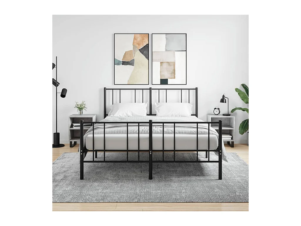 Comodini 2 pezzi grigio cemento 40x30x50 cm in legno ingegnerizzato