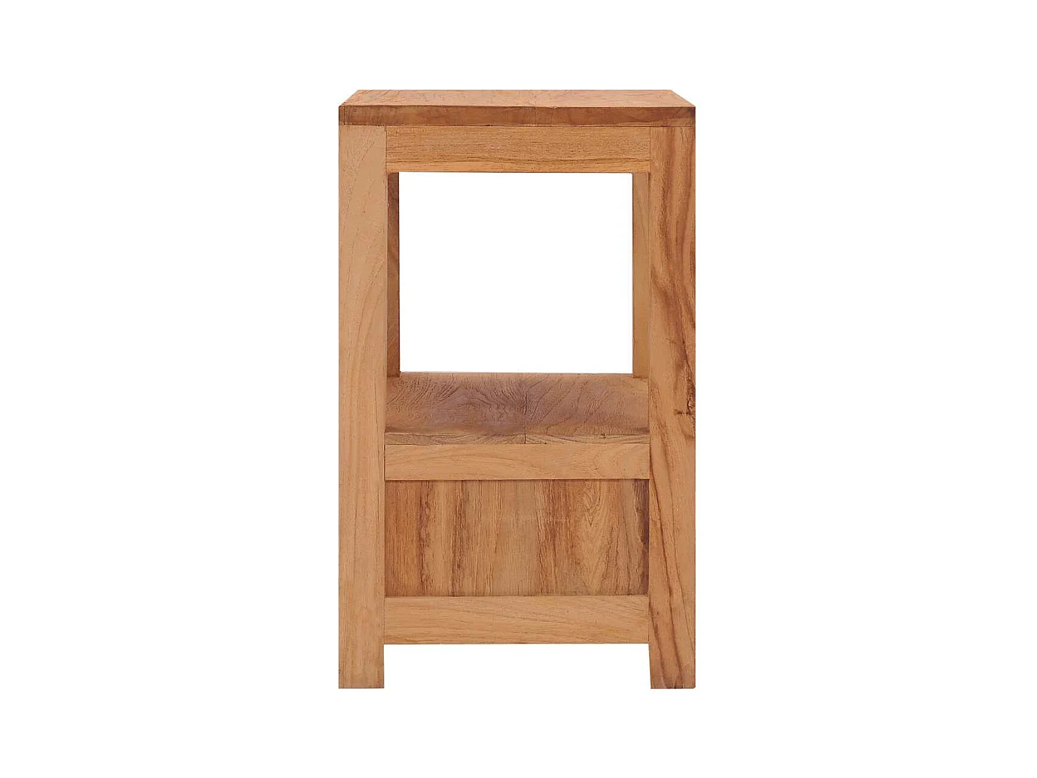 Mesita de noche 40x30x50 cm madera maciza de teca