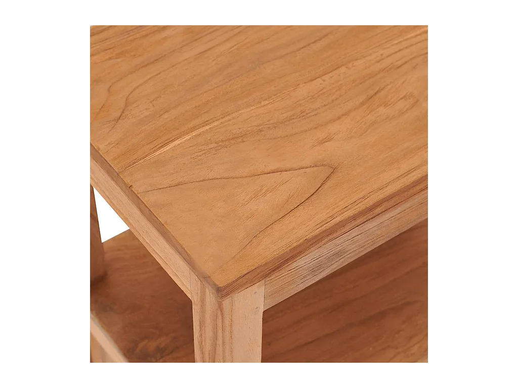 Mesita de noche 40x30x50 cm madera maciza de teca