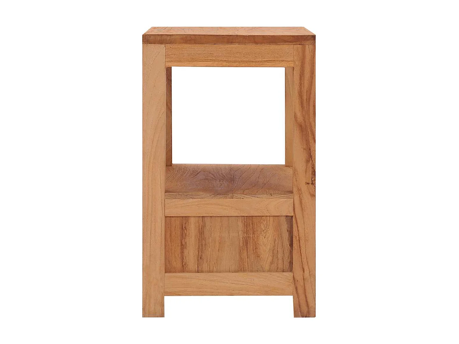 Mesita de noche 40x30x50 cm madera maciza de teca