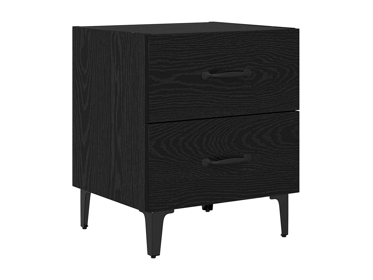 Armoire de lit Chêne noir 40 x 35 x 47.5 cm Bois d'ingénierie