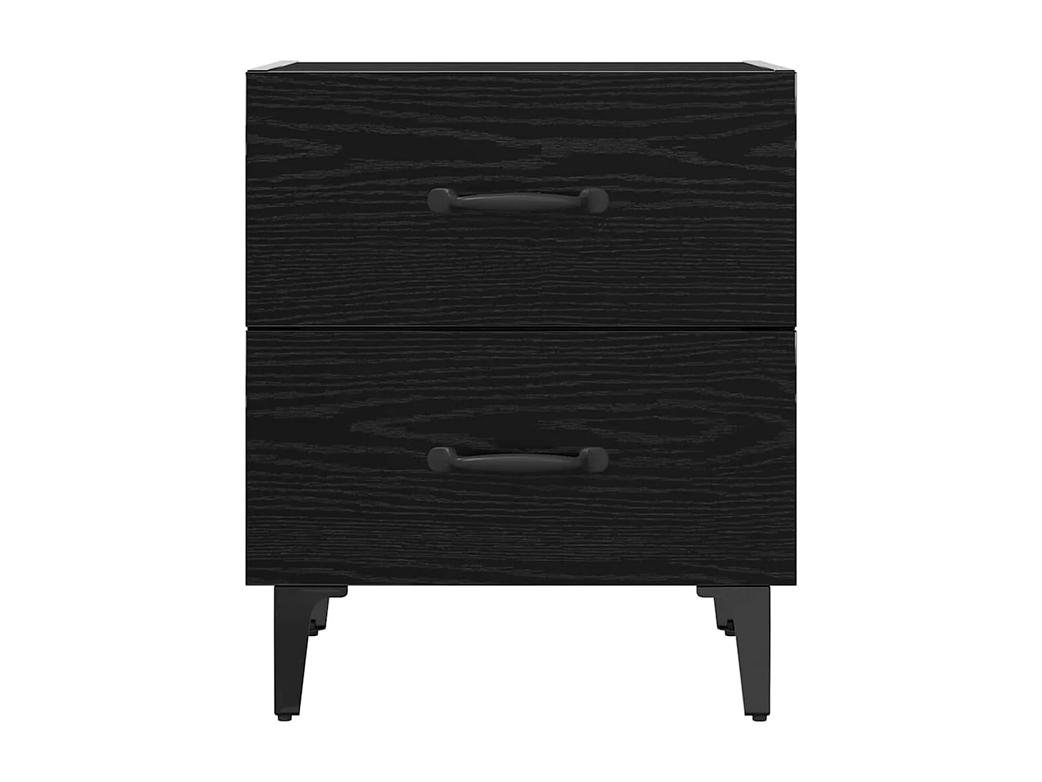 Armoire de lit Chêne noir 40 x 35 x 47.5 cm Bois d'ingénierie