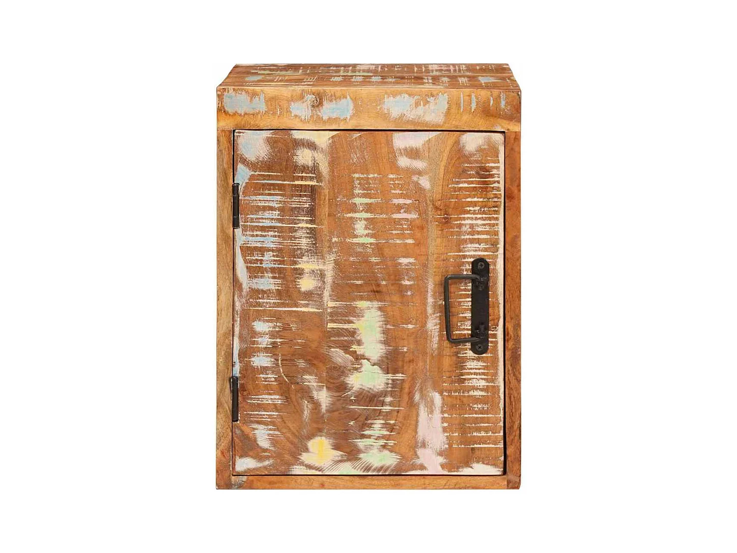 Comodino Marrone 35 x 33 x 48 cm Legno massello di recupero