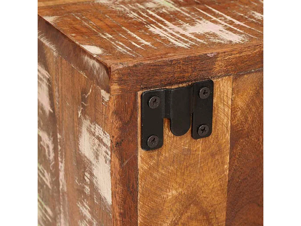 Table de chevet Marron 35 x 33 x 48 cm Bois massif récupéré