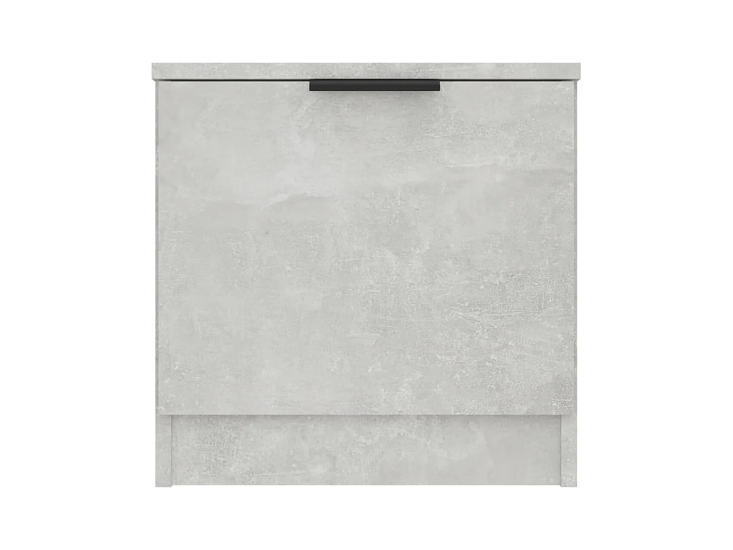 Mesita de noche de hormigón gris 40x39x40 cm