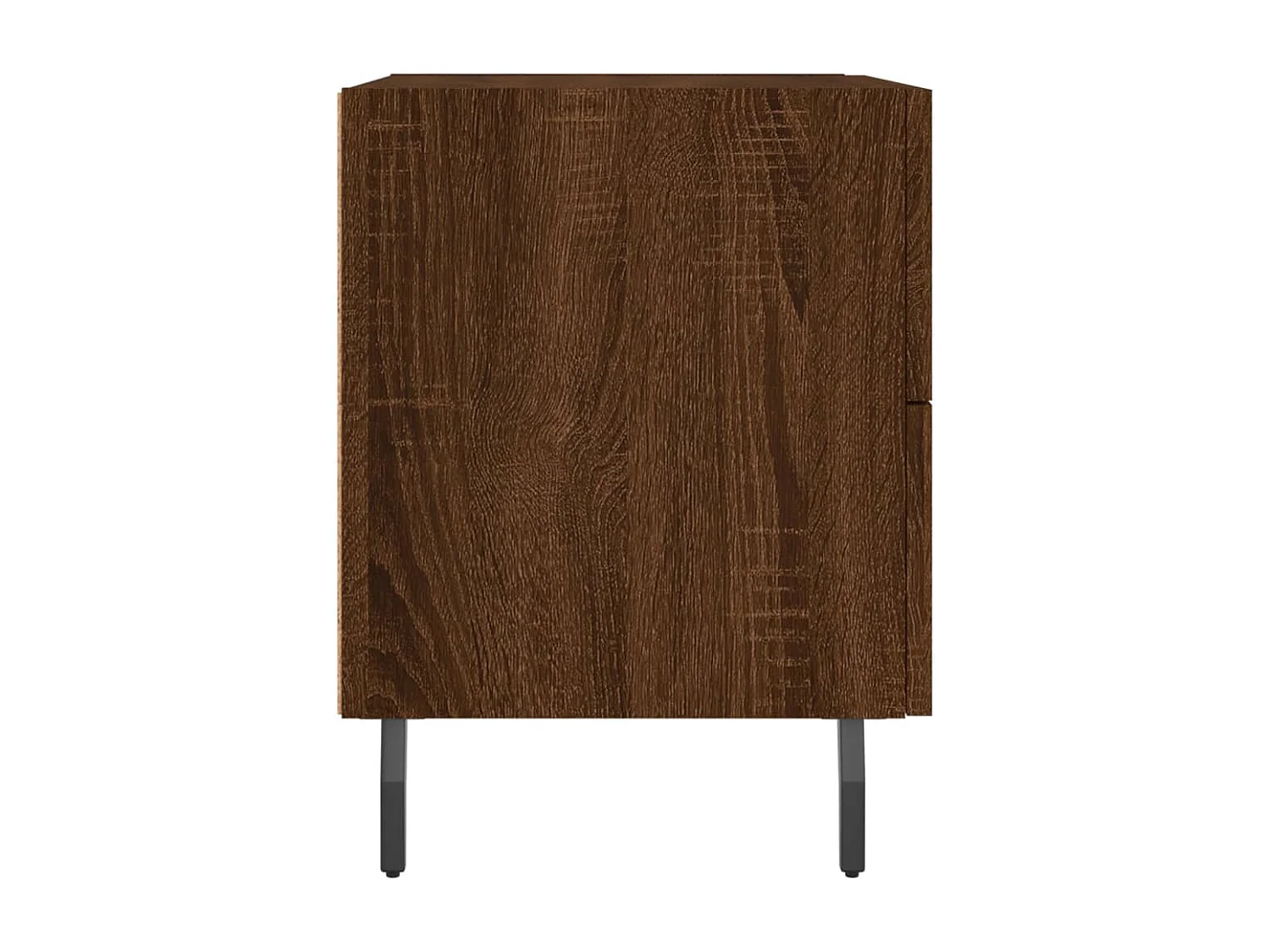 Comodini 2 pezzi rovere marrone 40x35x47,5 cm