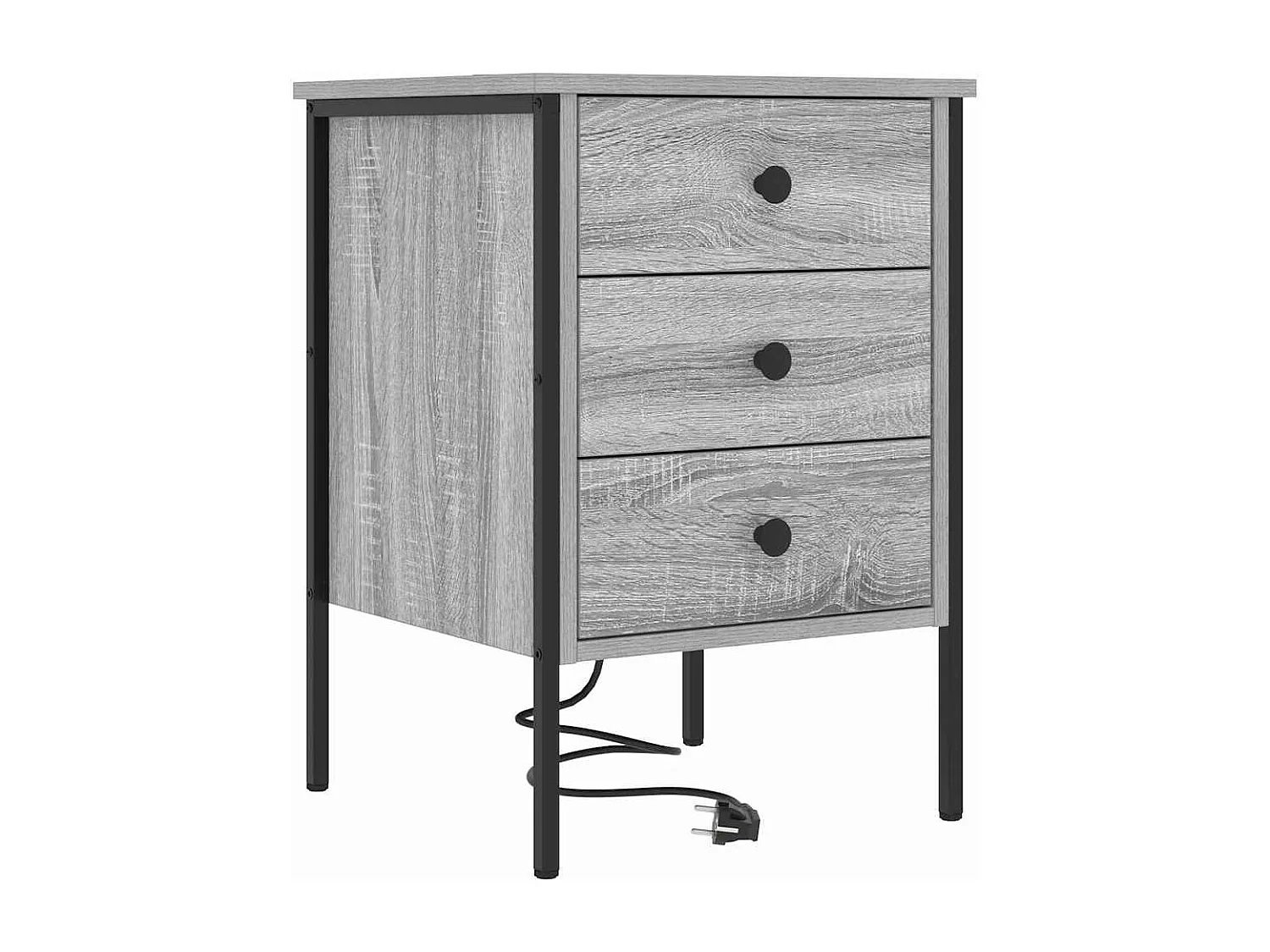 Armoires de chevet 2 pcs Sonoma gris 42 x 41 x 61 cm