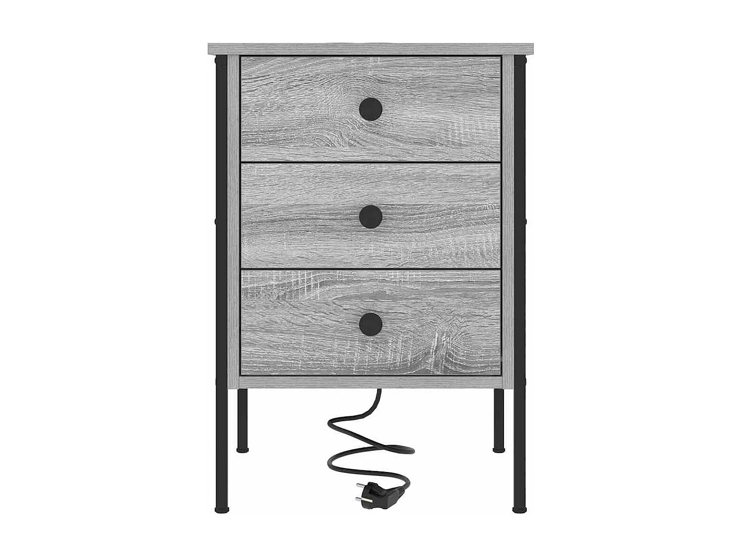 Armoires de chevet 2 pcs Sonoma gris 42 x 41 x 61 cm