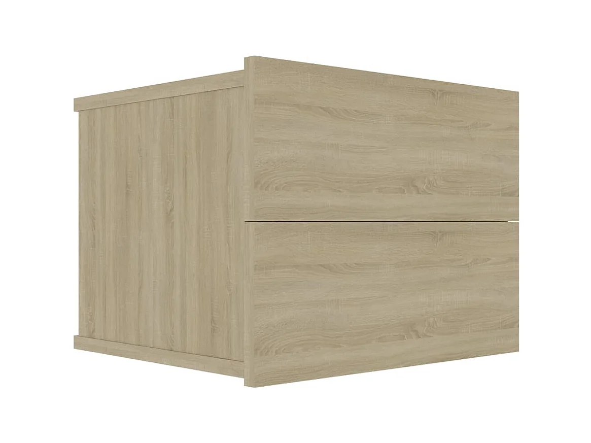 Comodini 2 pz Rovere Sonoma 40x30x30 cm Legno ingegnerizzato