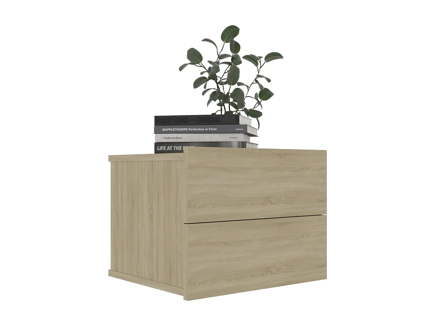 Nachtkastjes 2 stuks Sonoma eiken 40x30x30 cm Technisch hout