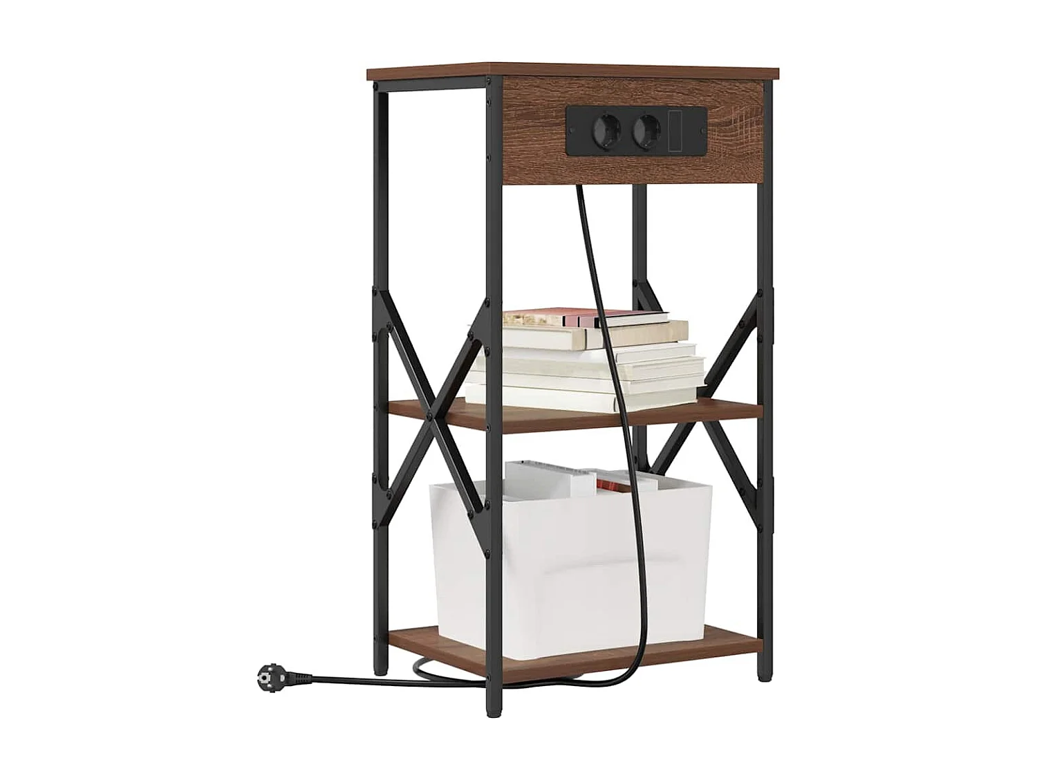 Armoires de chevet 2 pcs Chêne marron 41 x 31 x 76 cm