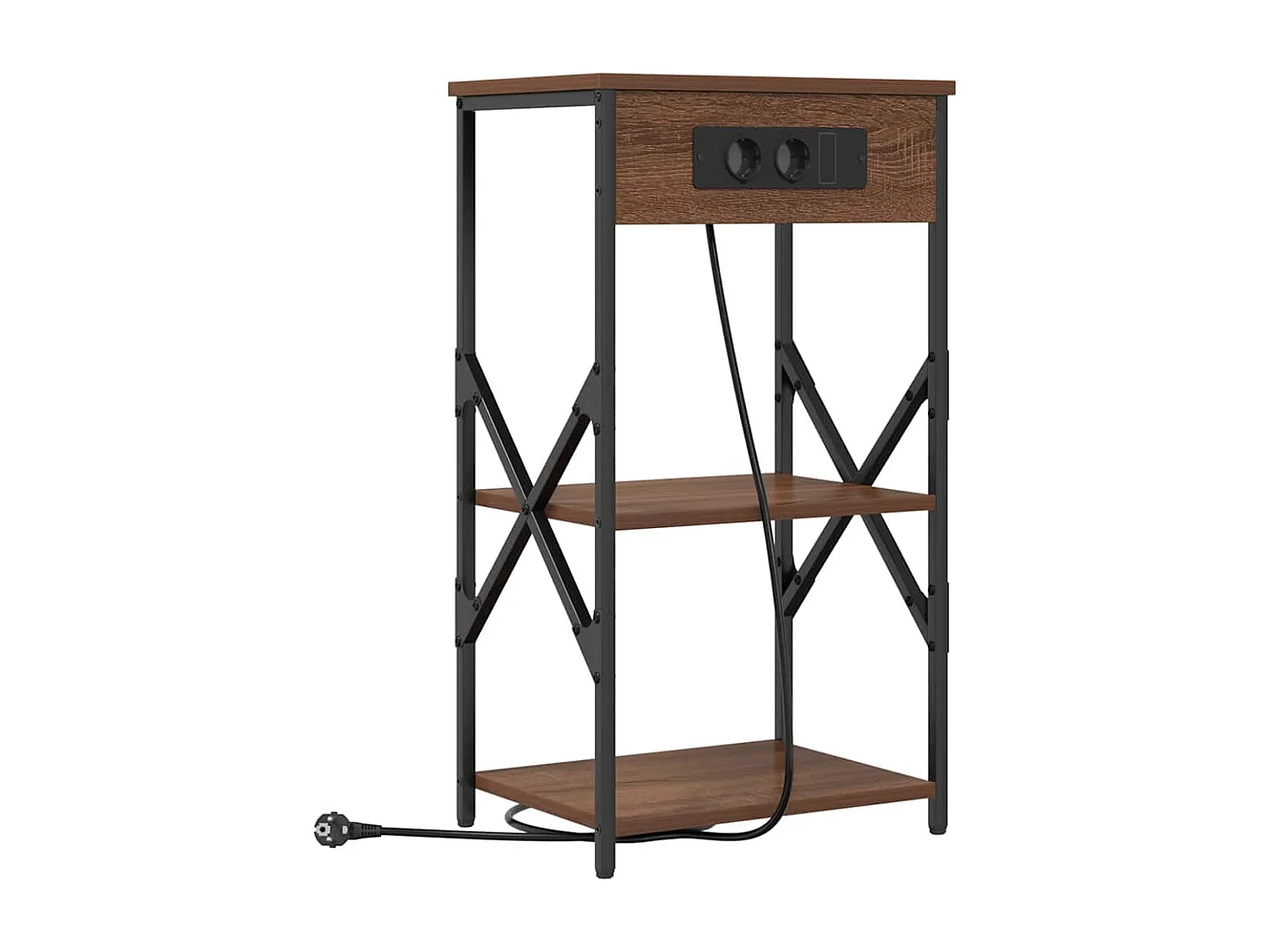 Armoires de chevet 2 pcs Chêne marron 41 x 31 x 76 cm