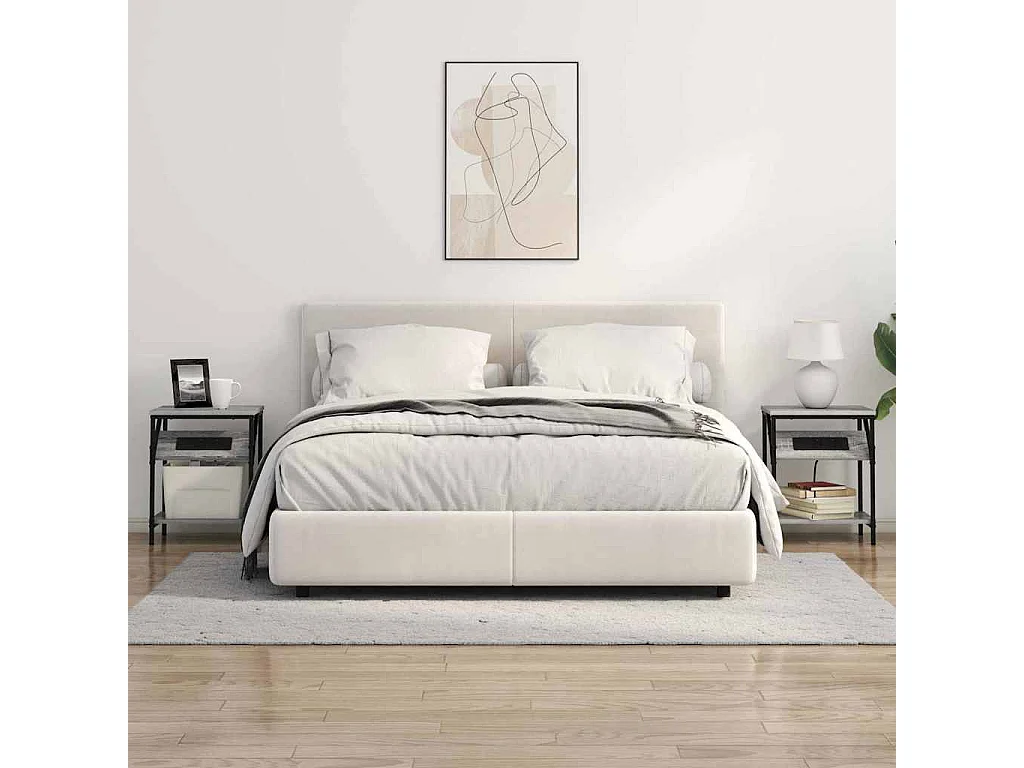 Armoires de chevet 2 pcs Sonoma gris 38 x 30 x 48 cm