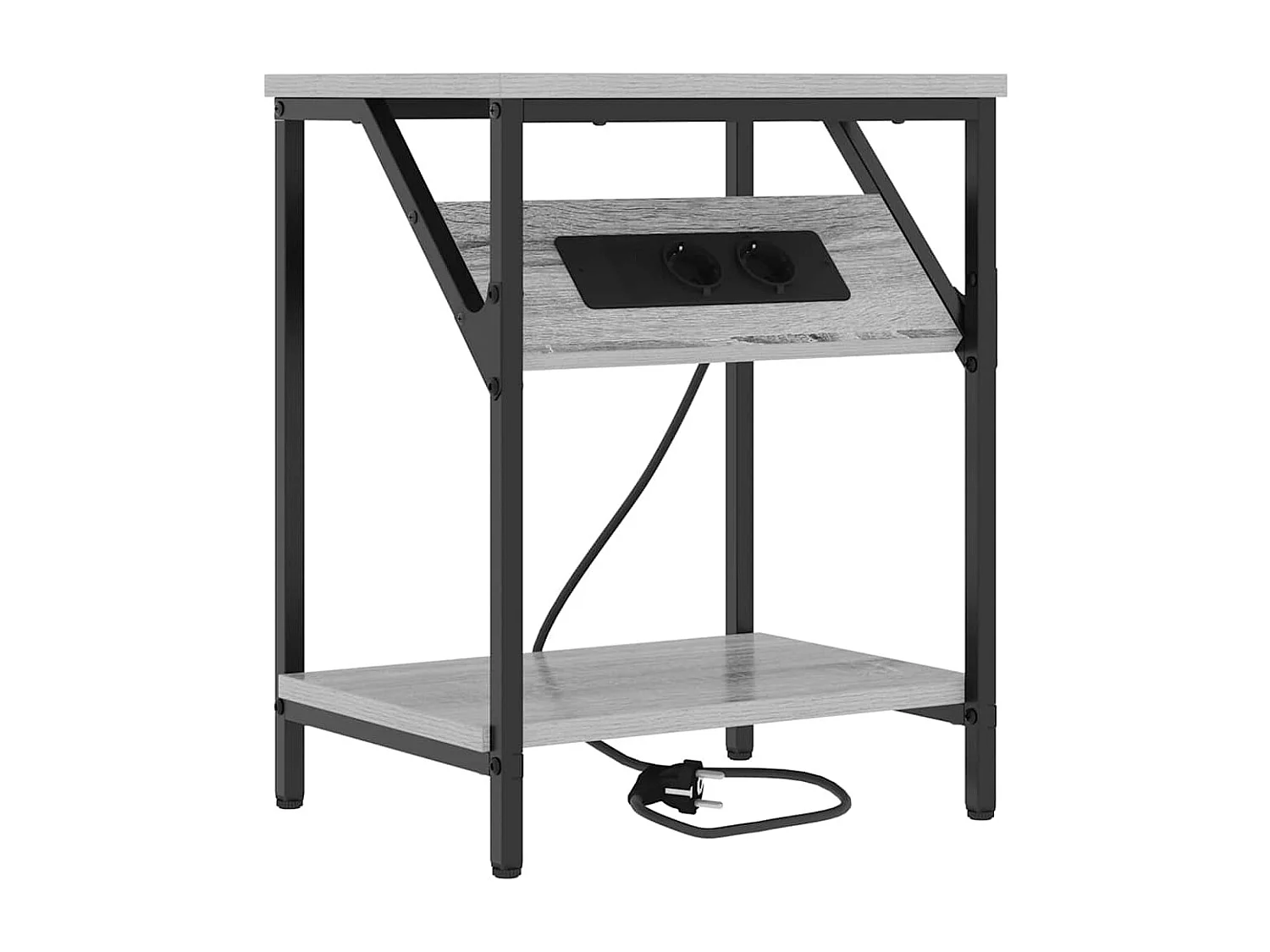 Armoires de chevet 2 pcs Sonoma gris 38 x 30 x 48 cm