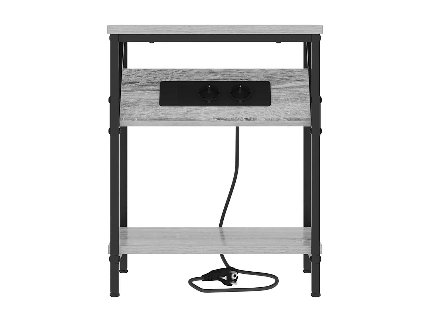 Armoires de chevet 2 pcs Sonoma gris 38 x 30 x 48 cm