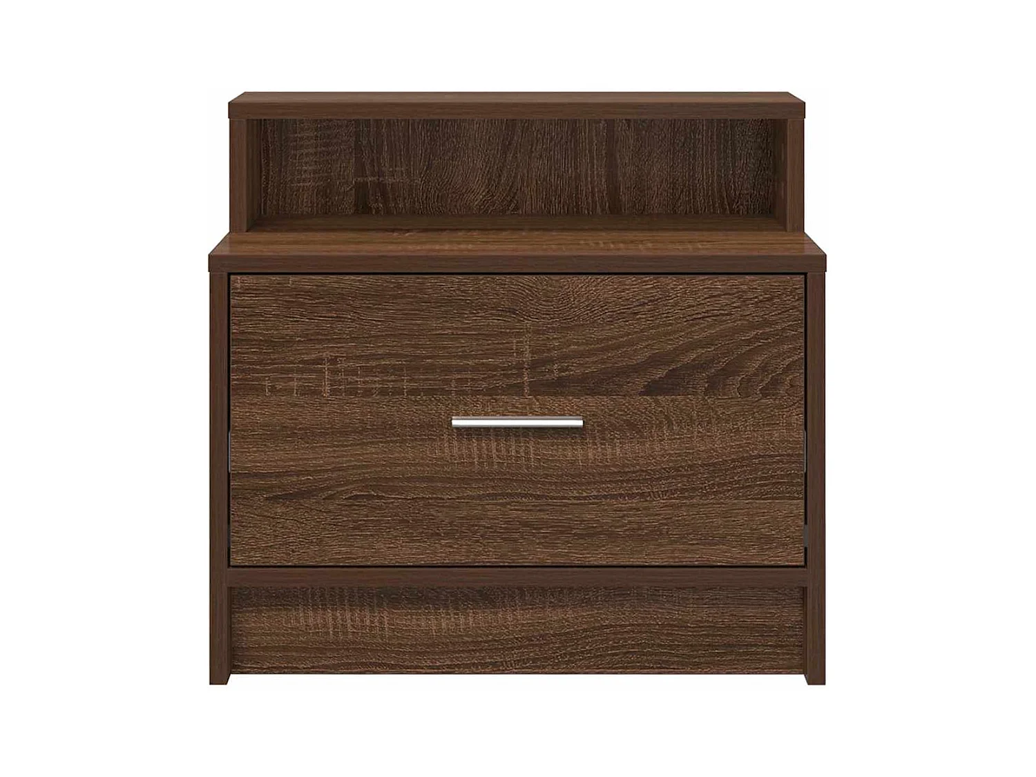 Tables de chevet avec tiroir 2 pcs chêne marron 51x31x47 cm