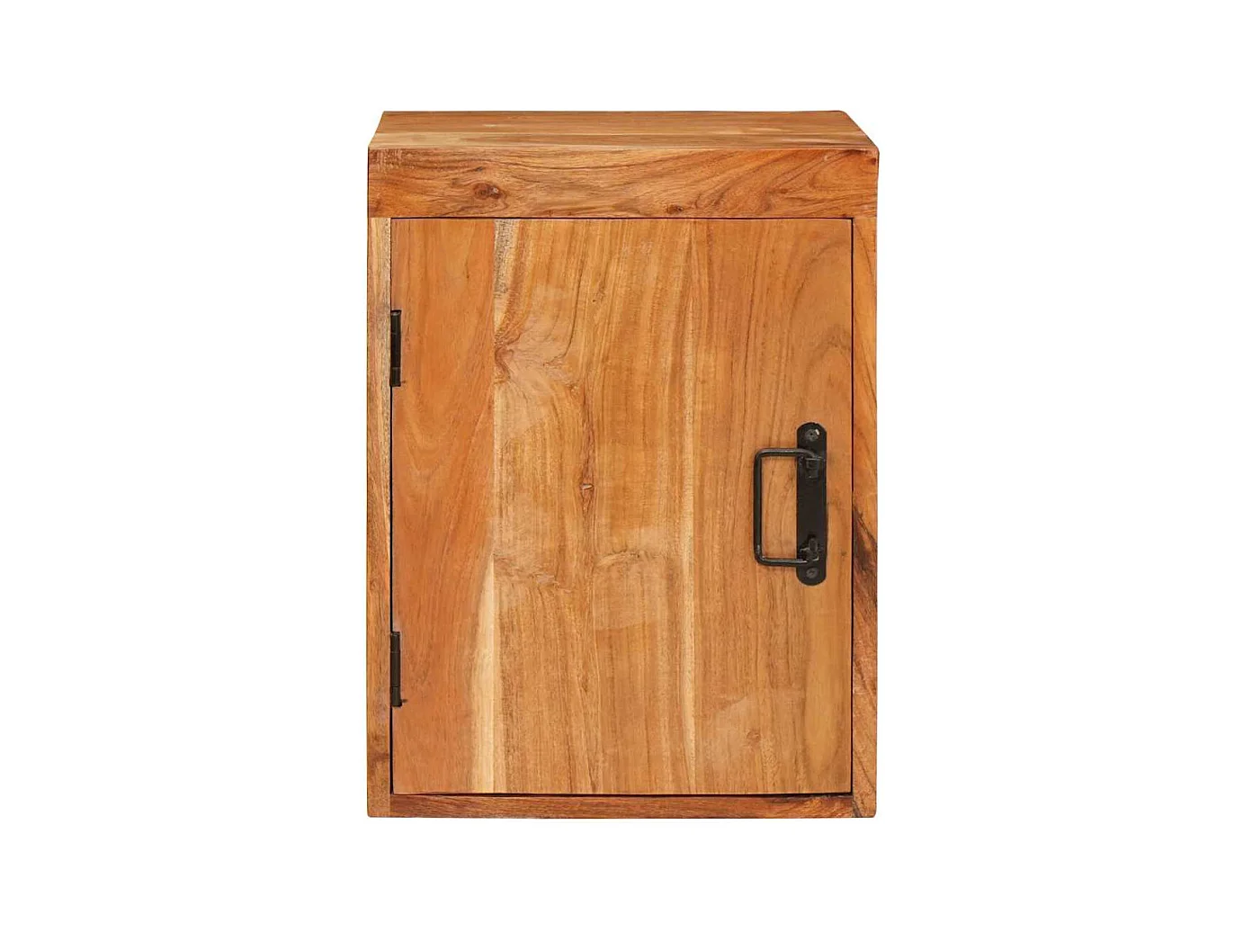 Comodino 2 pezzi Marrone Legno massello di acacia