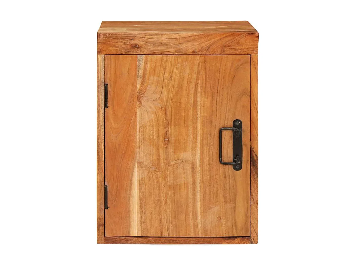 Table de chevet 2 pcs Marron Bois massif d'acacia