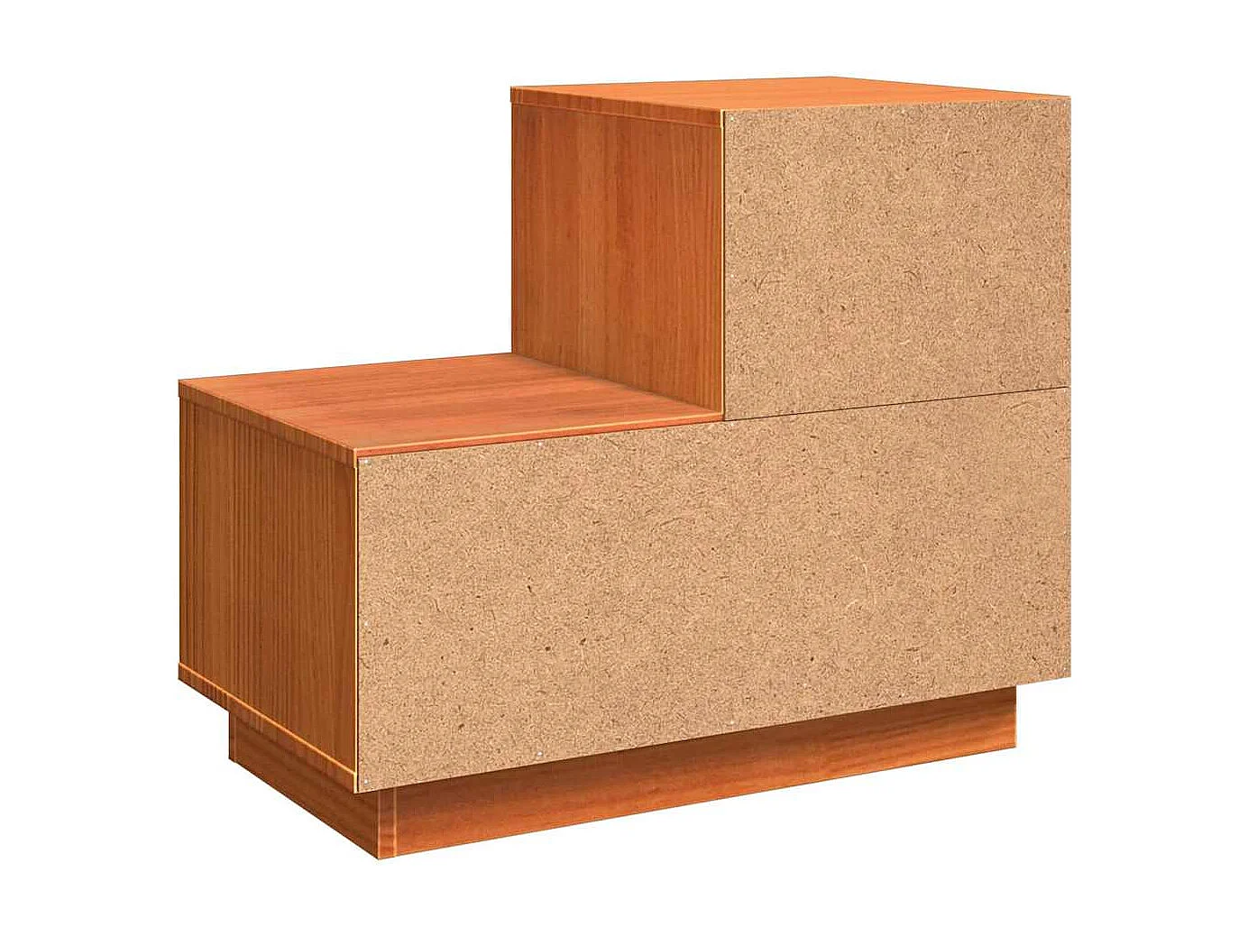 Nachtkastje met lade Wax bruin 60 x 34 x 51 cm