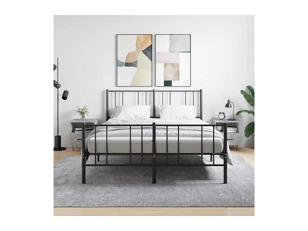 Tables de chevet 2pcs gris béton 40x35x47,5cm bois d’ingénierie