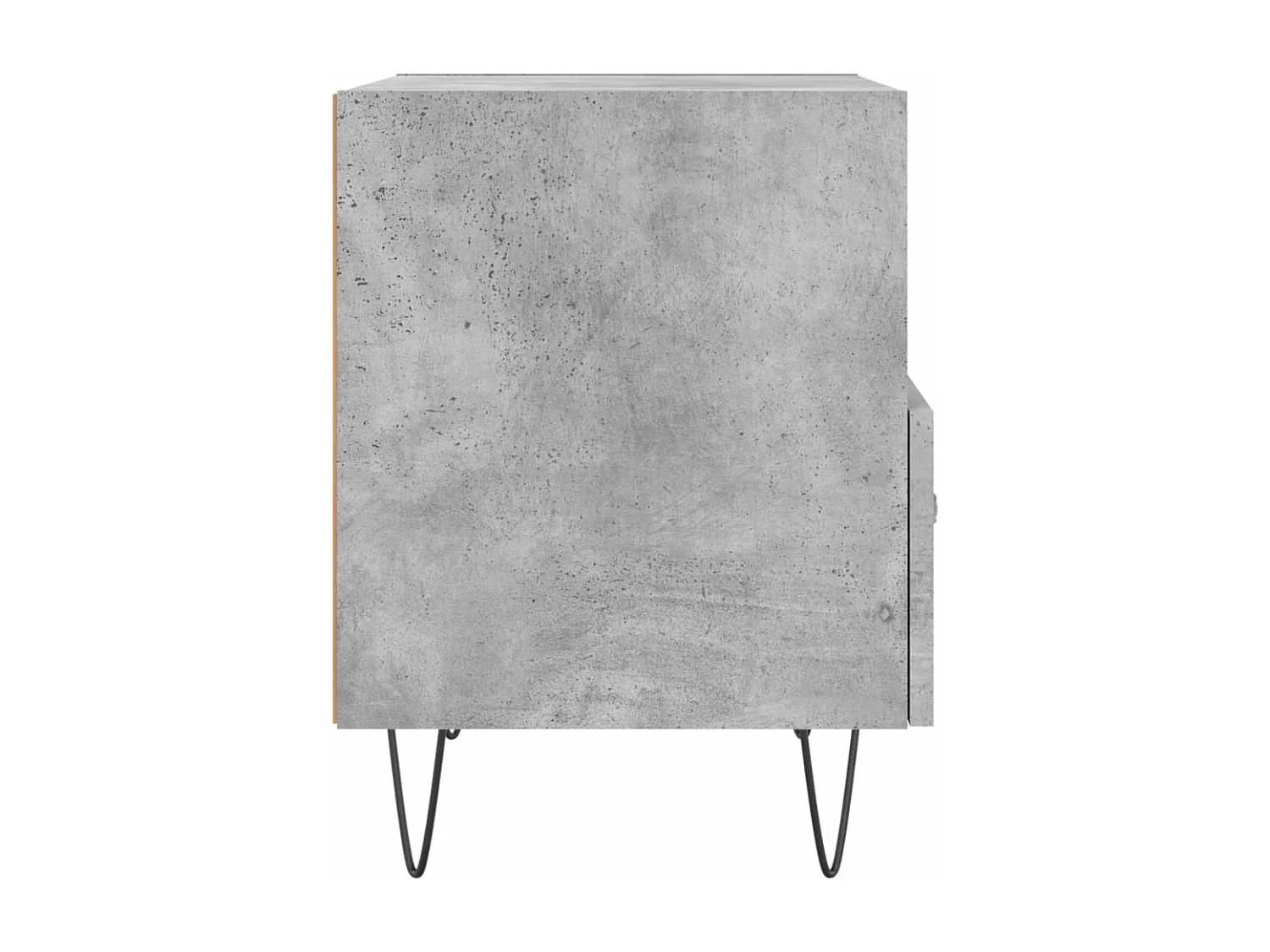 Tables de chevet 2pcs gris béton 40x35x47,5cm bois d’ingénierie