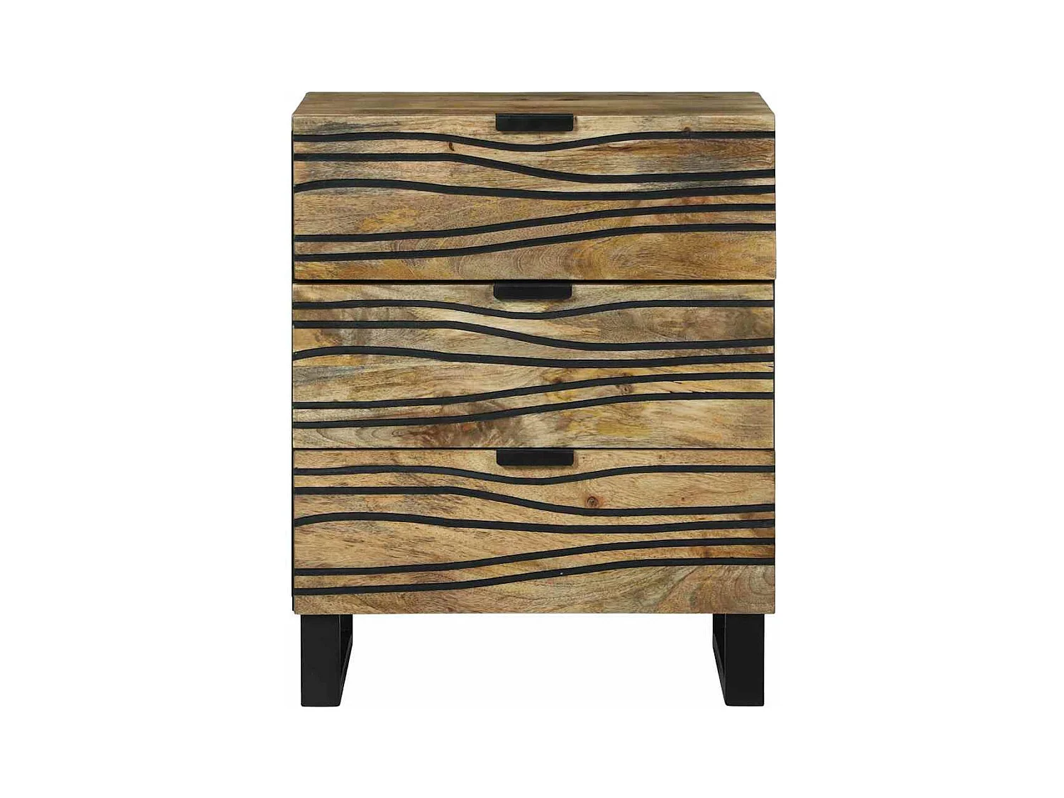 Mesilla de noche con cajón Marrón 50 x 33 x 60 cm