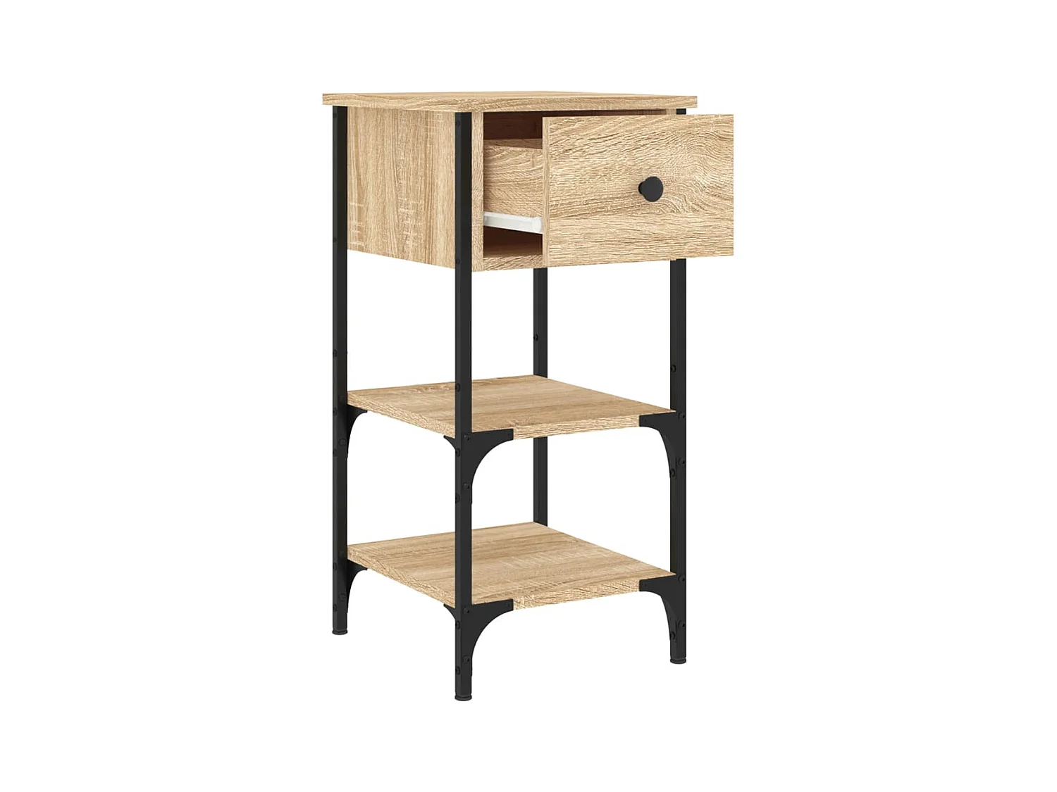 Mesitas de noche 2 piezas roble sonoma 34x36x70 cm madera de ingeniería