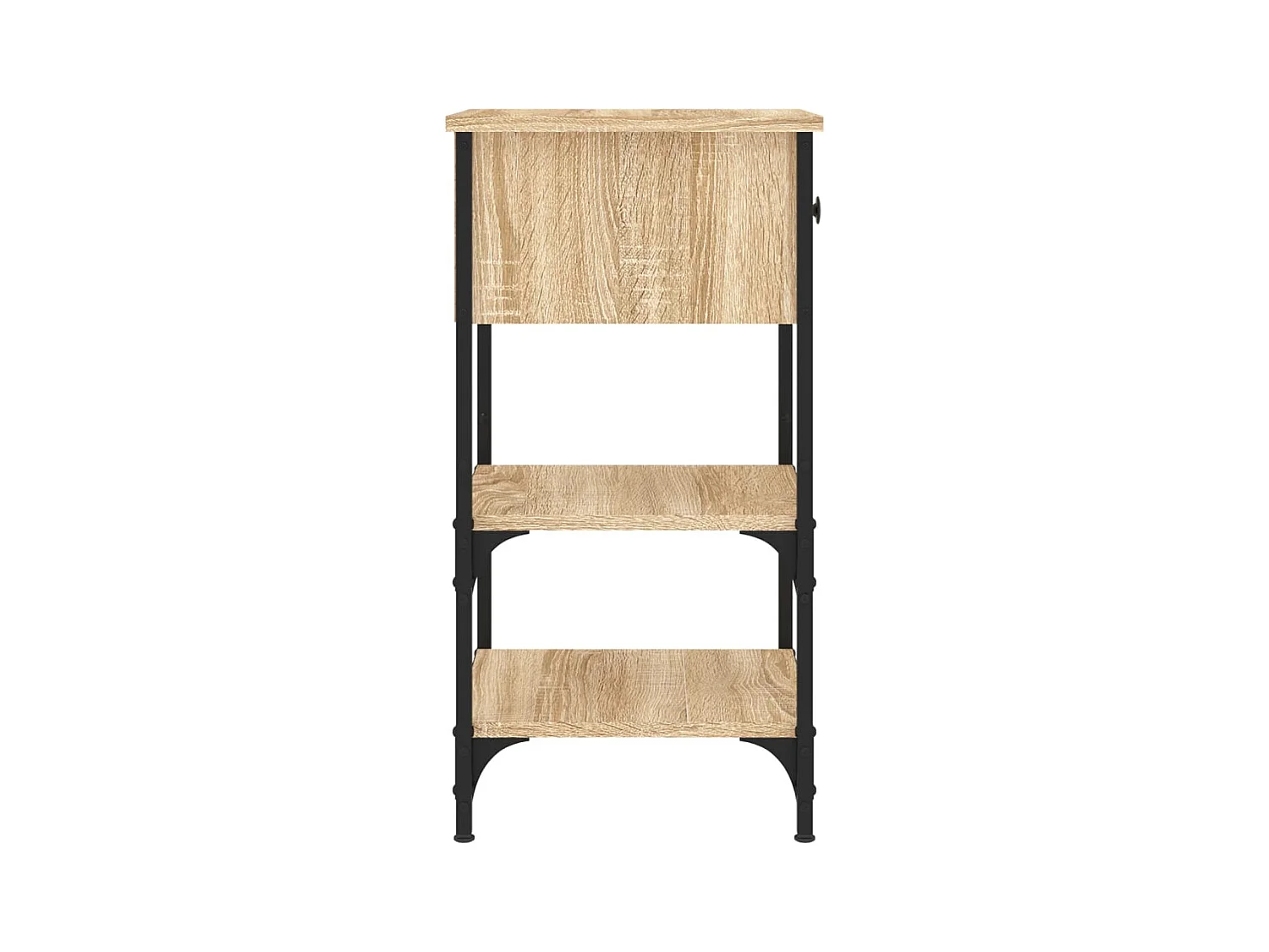 Mesitas de noche 2 piezas roble sonoma 34x36x70 cm madera de ingeniería