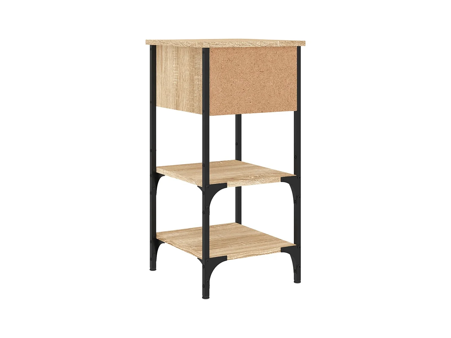 Mesitas de noche 2 piezas roble sonoma 34x36x70 cm madera de ingeniería