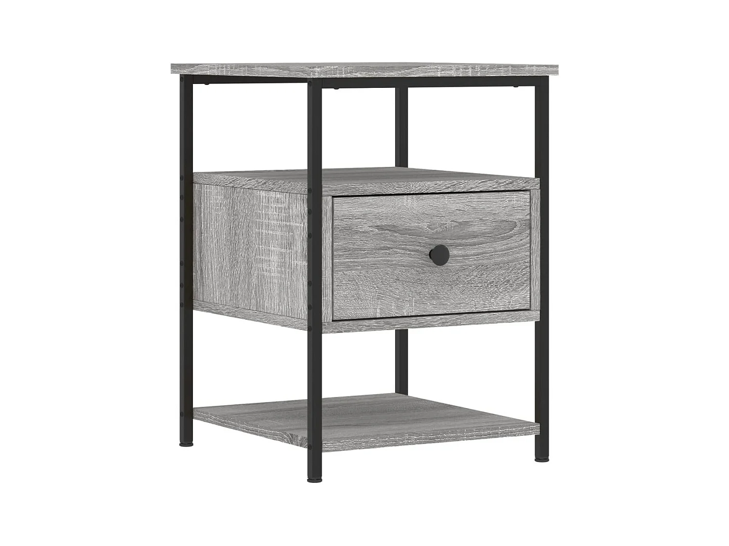 Mesitas de noche 2 piezas gris sonoma 40x42x56cm madera de ingeniería