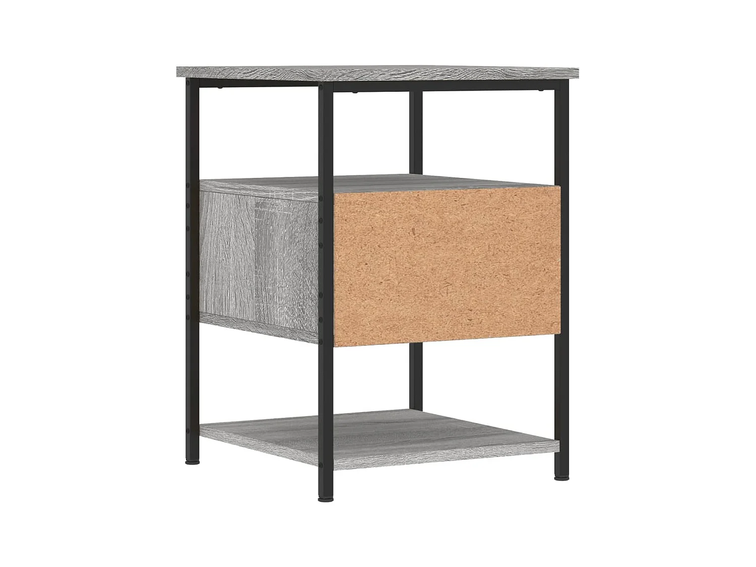 Mesitas de noche 2 piezas gris sonoma 40x42x56cm madera de ingeniería