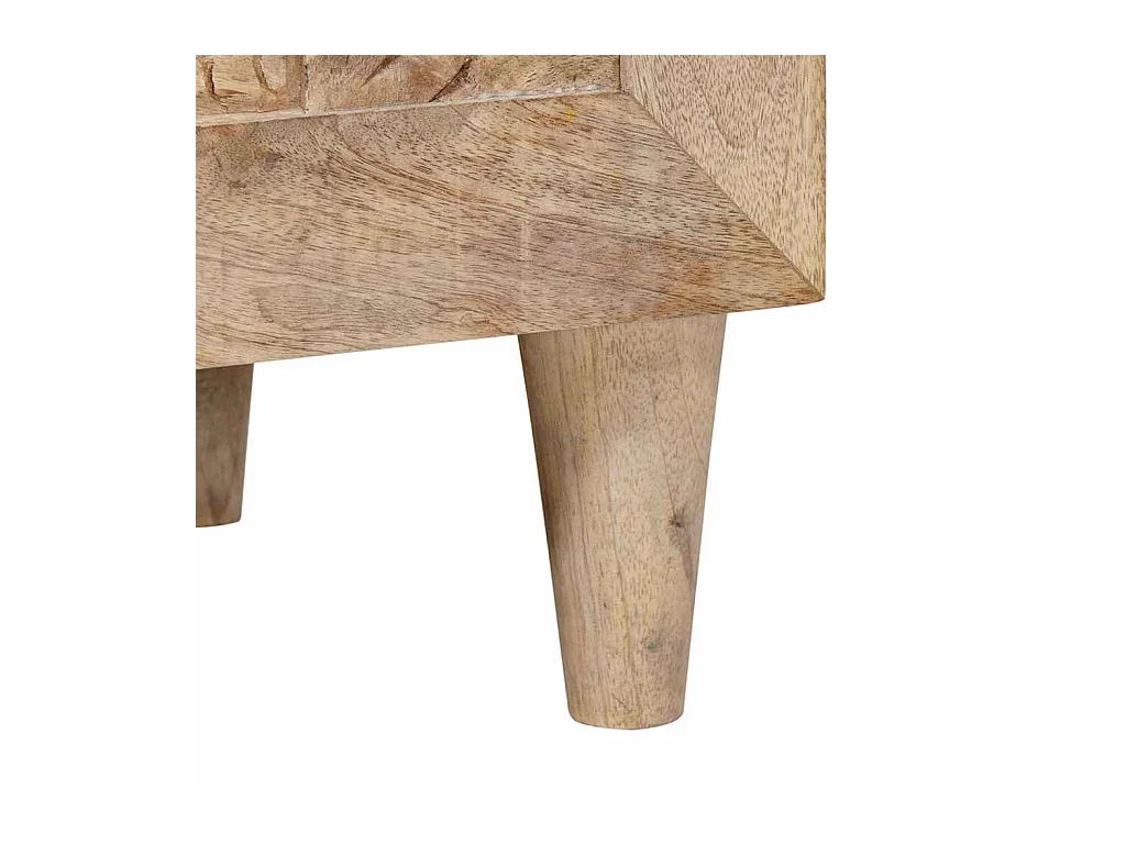 Nachtkastje 2 stuks Beige 40 x 33 x 46 cm