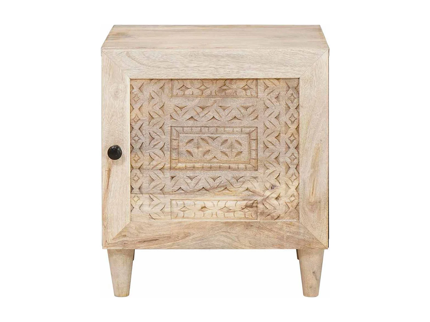 Nachtkastje 2 stuks Beige 40 x 33 x 46 cm