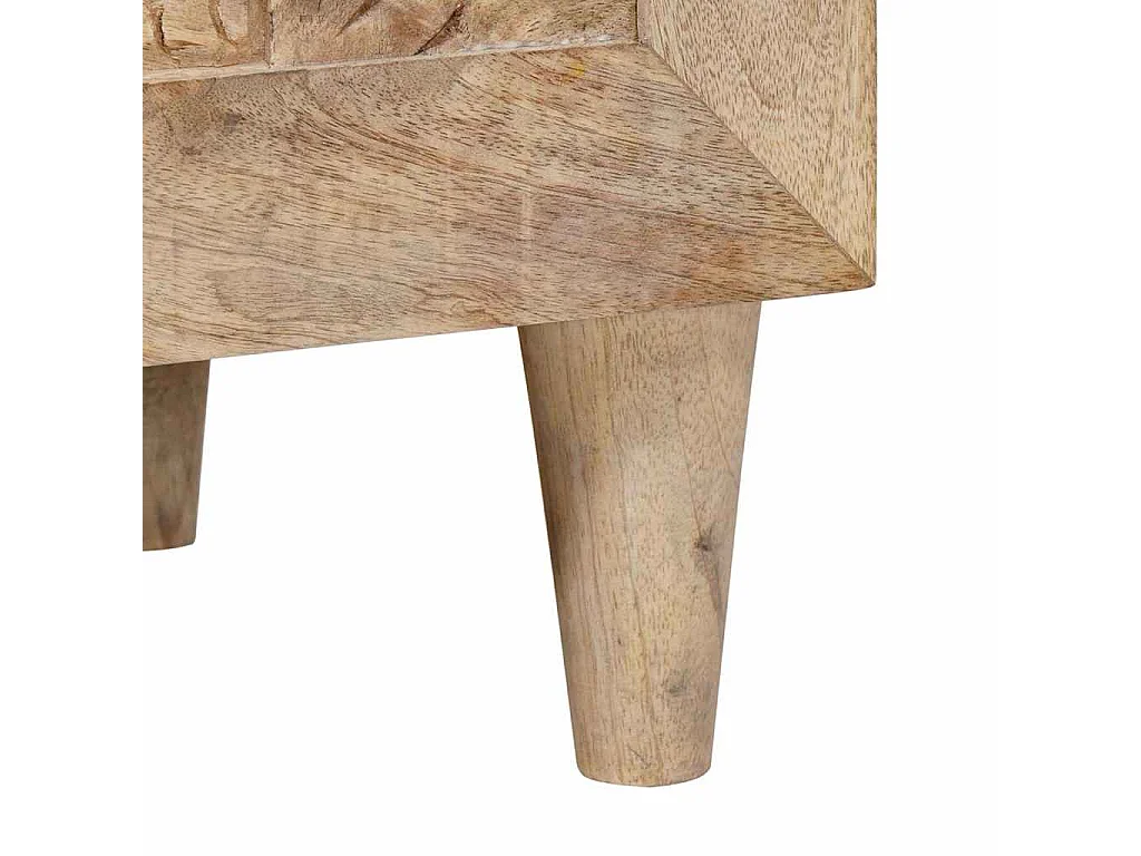 Nachtkastje 2 stuks Beige 40 x 33 x 46 cm