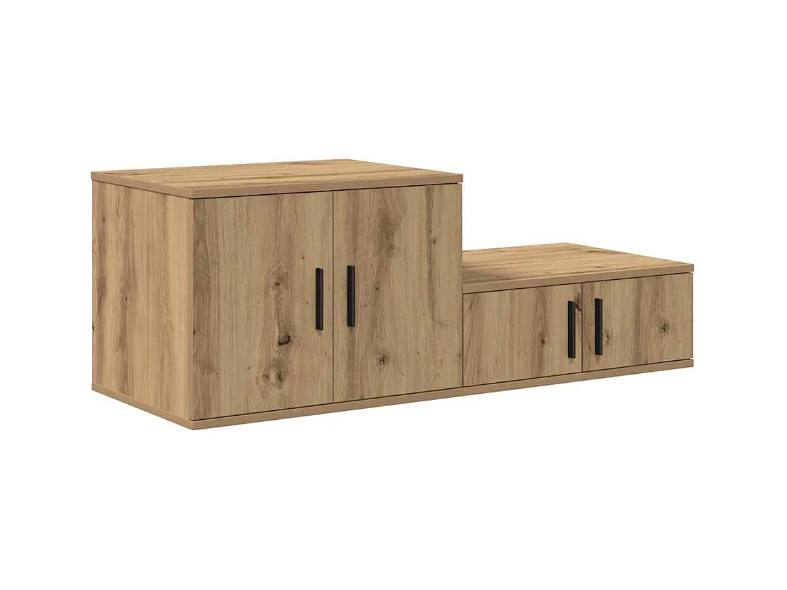 Mobile contenitore in rovere fatto a mano 108 x 41 x 40 cm