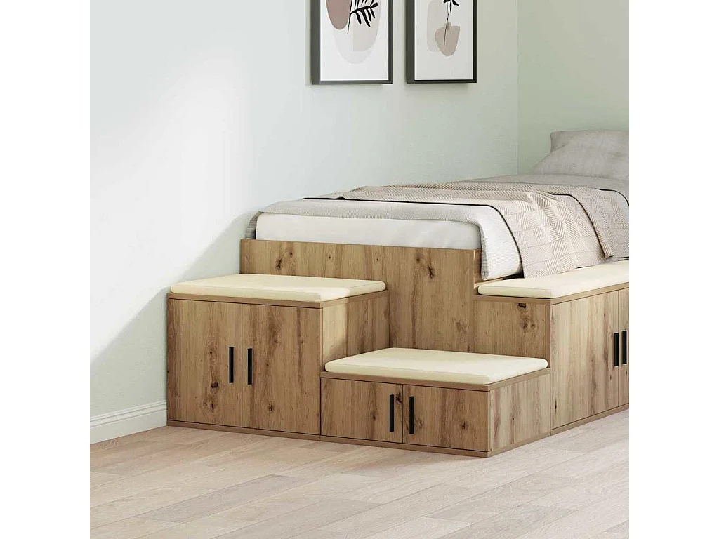 Armoire de rangement chêne artisanal 108 x 41 x 40 cm