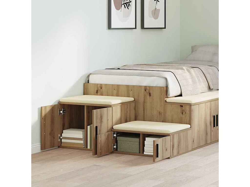 Armoire de rangement chêne artisanal 108 x 41 x 40 cm