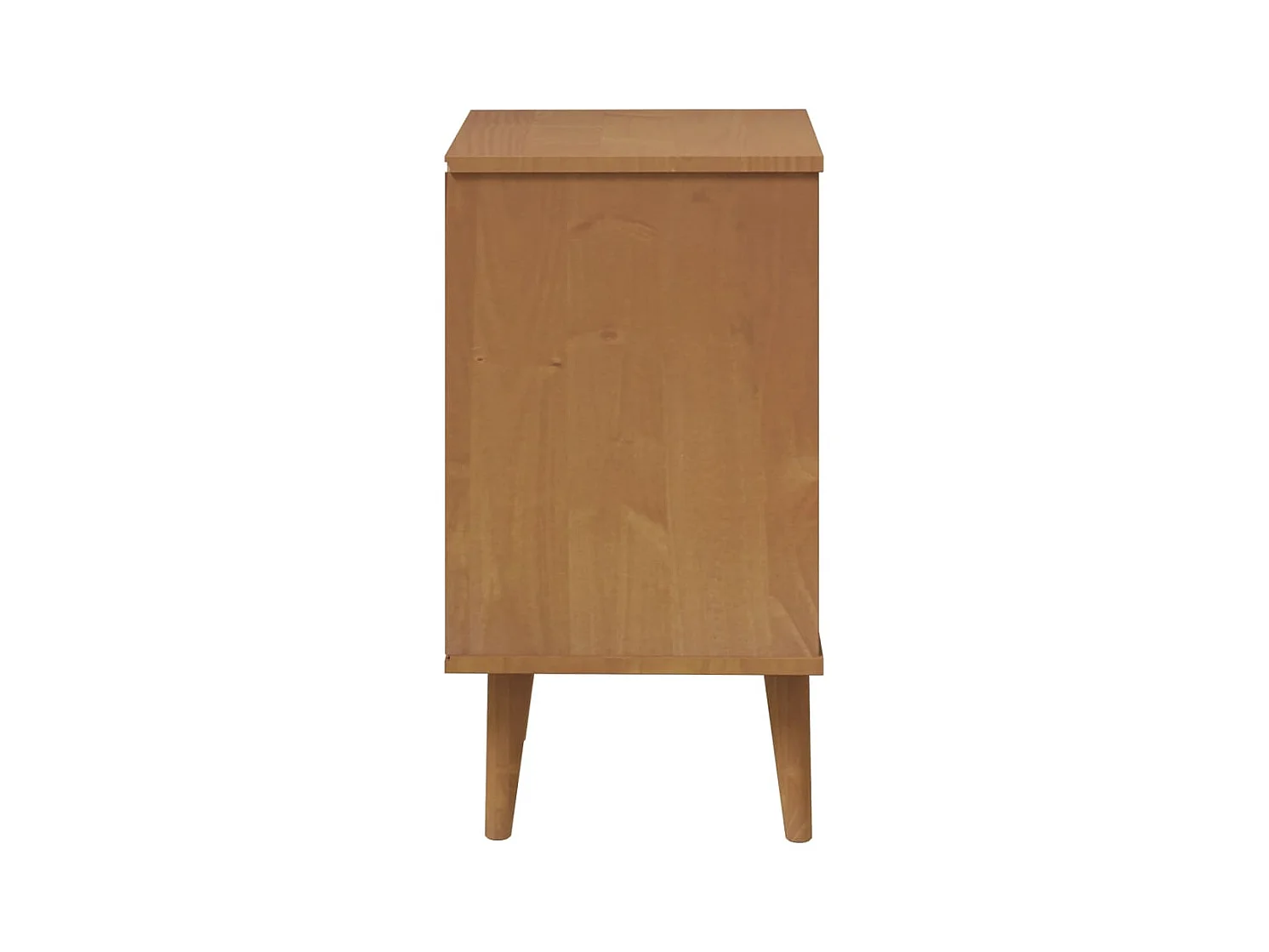 Mesita de noche MOLDE Marrón 40x35x65 cm Madera maciza de pino