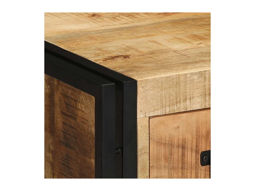 Cabinet de chevet 40 x 35 x 50 cm bois de manguier massif