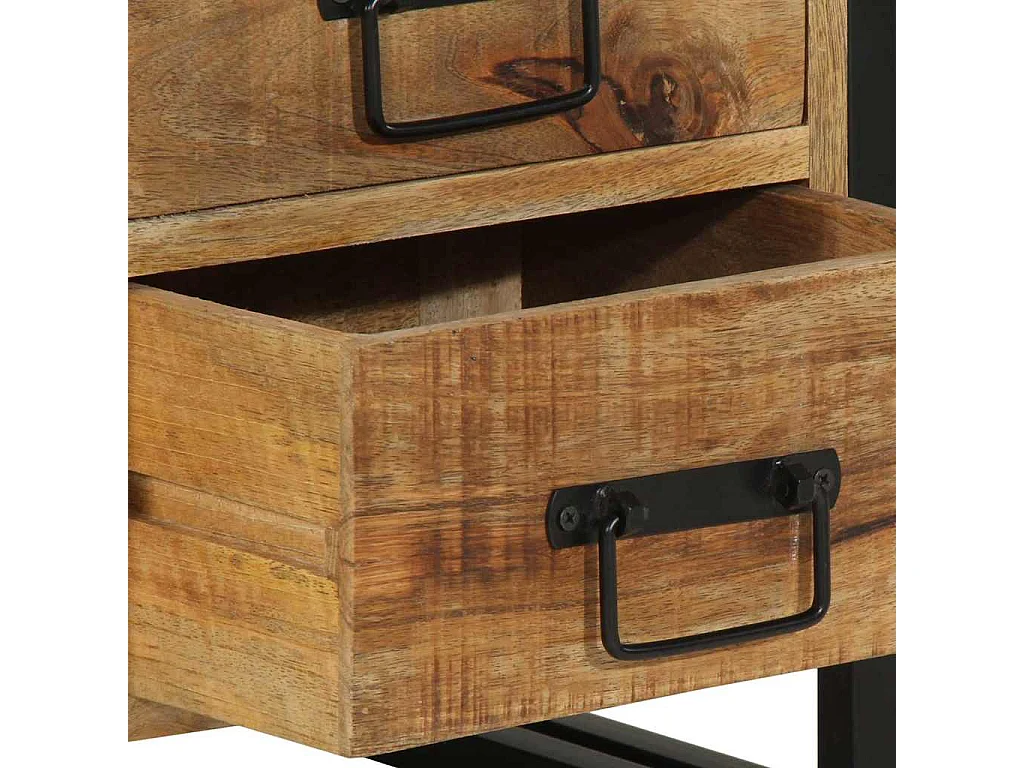 Cabinet de chevet 40 x 35 x 50 cm bois de manguier massif