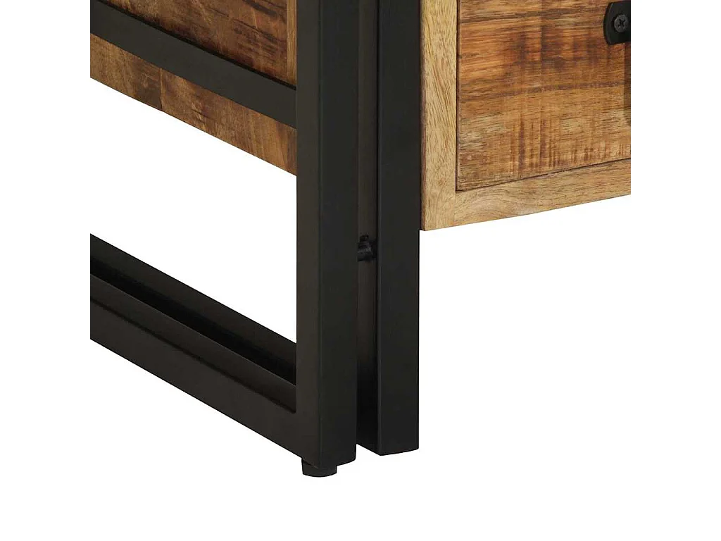 Cabinet de chevet 40 x 35 x 50 cm bois de manguier massif