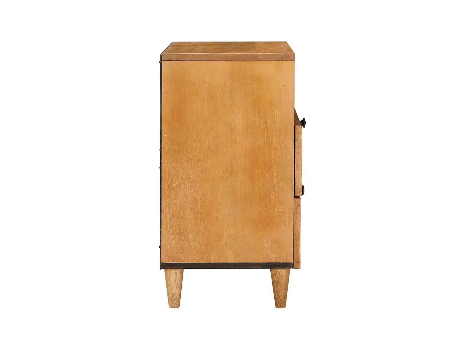 Mesita de noche con cajón Marrón claro 50 x 33 x 60 cm