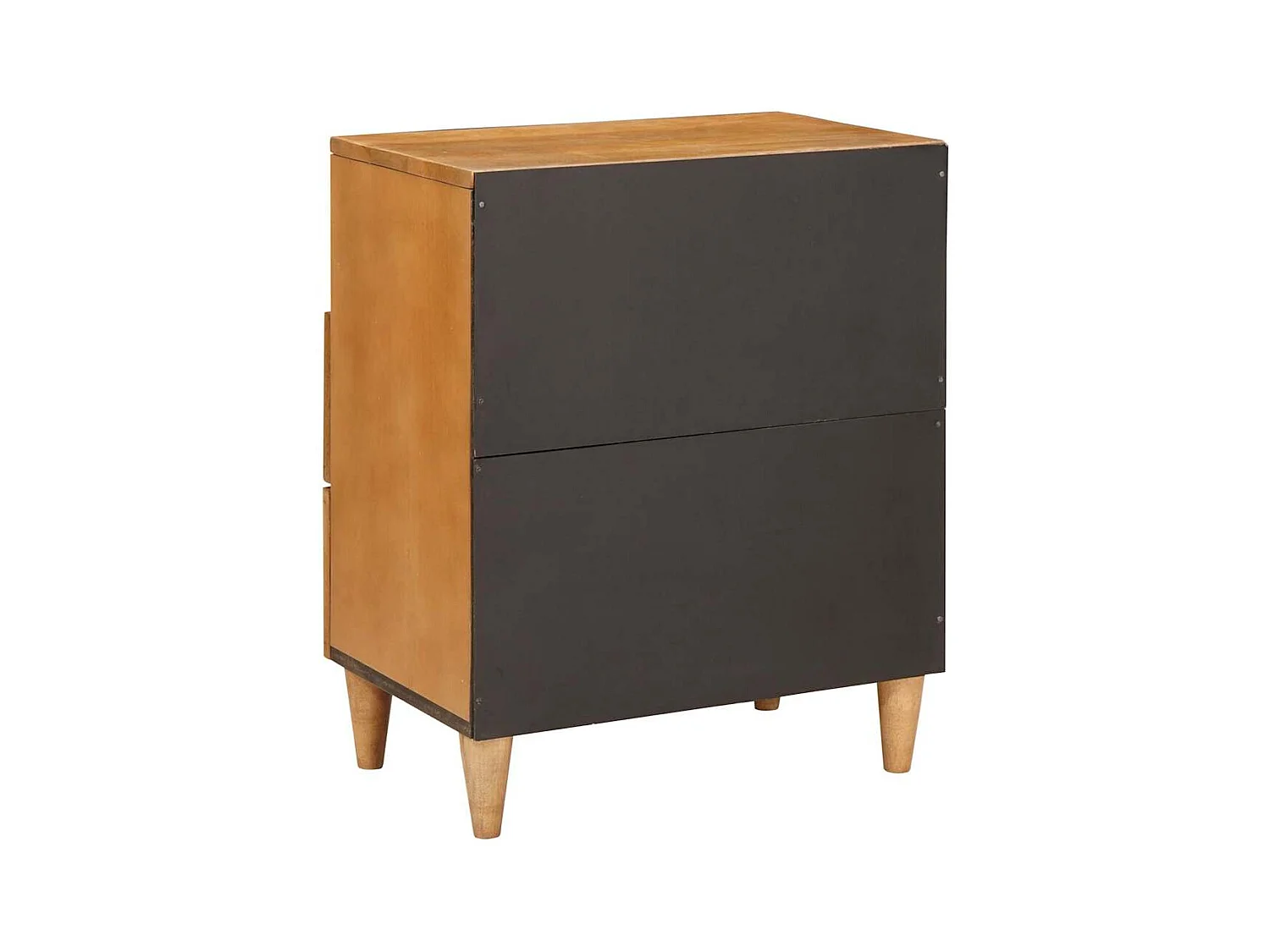 Mesita de noche con cajón Marrón claro 50 x 33 x 60 cm