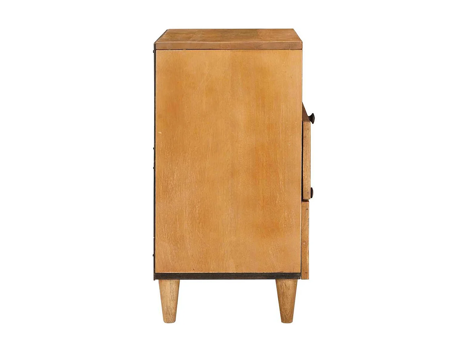 Comodino con cassetto Marrone chiaro 50 x 33 x 60 cm