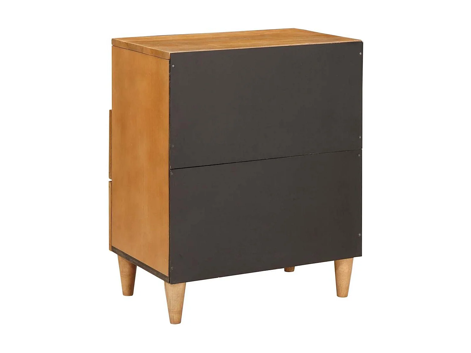 Comodino con cassetto Marrone chiaro 50 x 33 x 60 cm